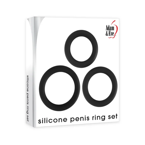 A&e Silicone Penis Ring Set Of 3 — image 9 of 9