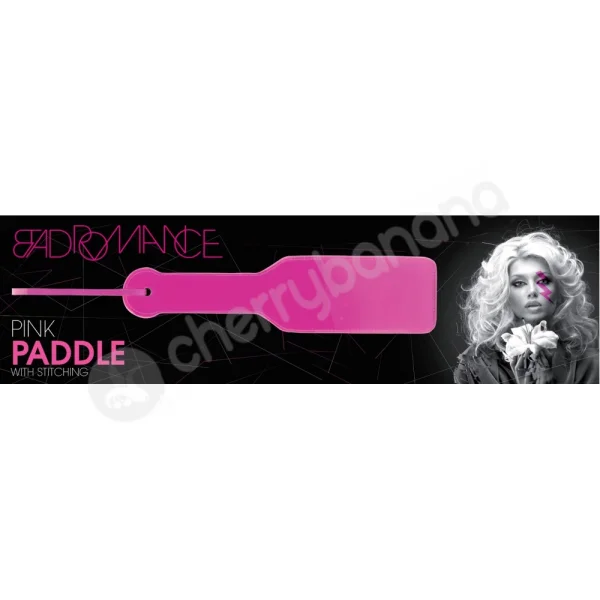 Bad Romance Pink Paddle With Stitching