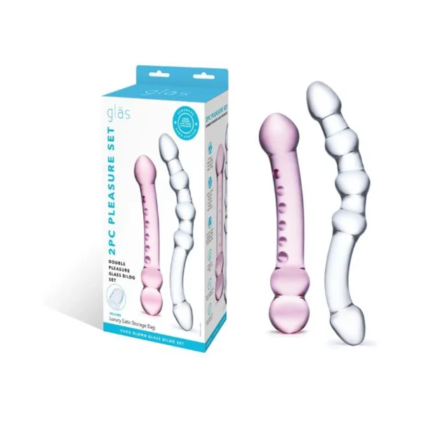 Double Pleasure Glas Dildo Set 2pc — image 9 of 13