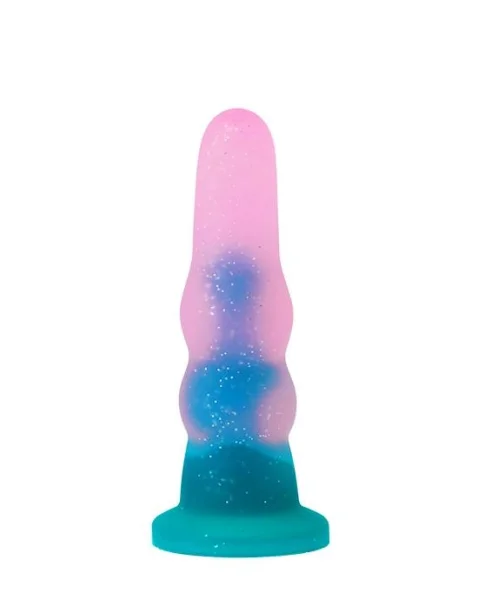 Nood Colours Glitter Rippled Dildo