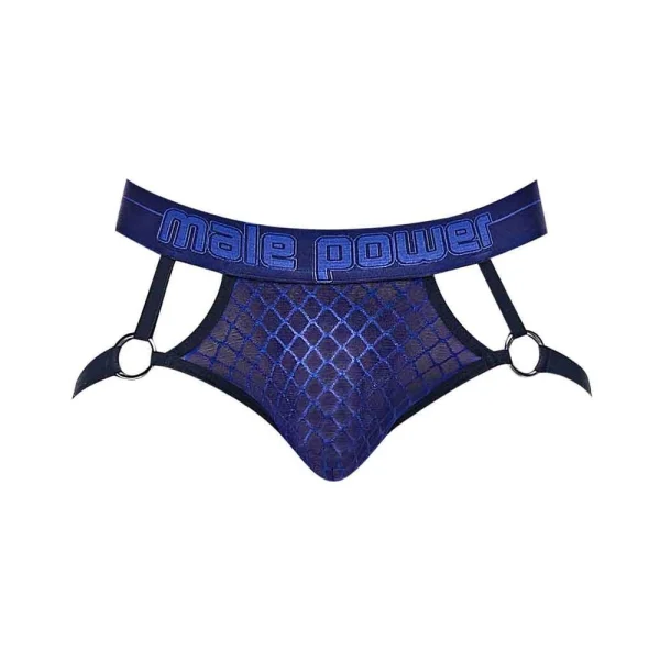 Mp Diamond Mesh Jock Ring Nav Sm — image 4 of 9