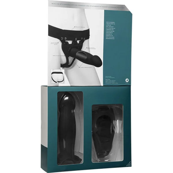 Doc Johnson Body Extensions Be Bold Hollow Strap On System