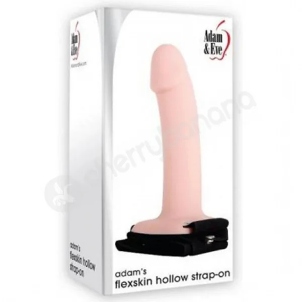 Adam's Flexskin 6" Hollow Strap-on