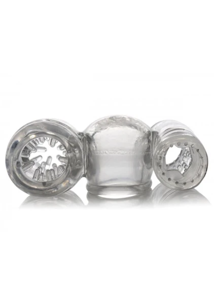 Wand Essentials Twin Turbo Stroker Attachment for Men