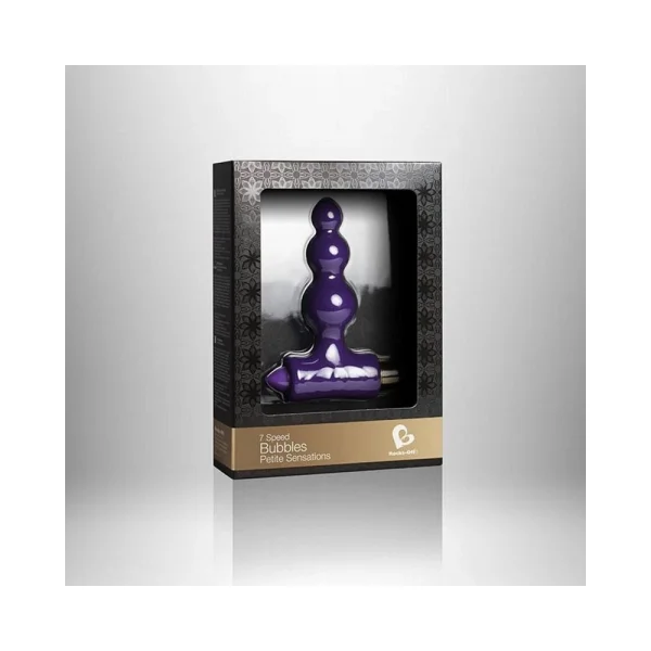 Petite Sensations Bubbles 7X Purple Butt Plug — image 6 of 9