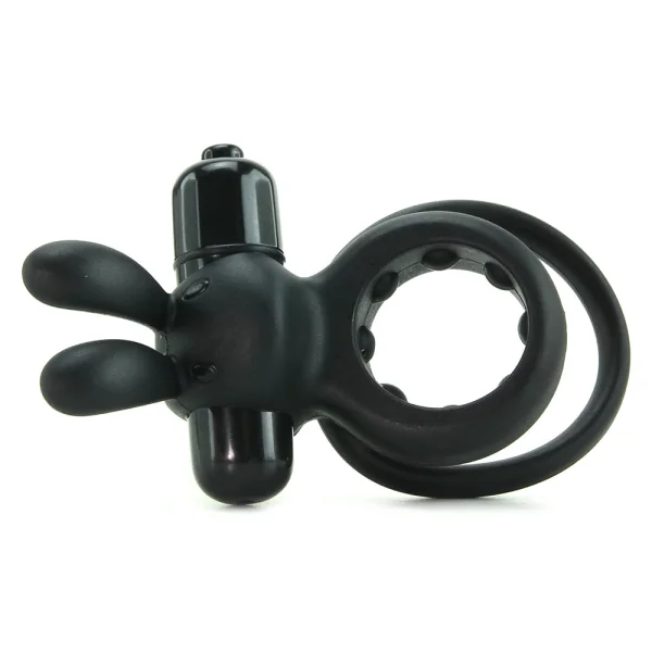 Ohare Vibrating Silicone Cock Ring By Screaming O - Black