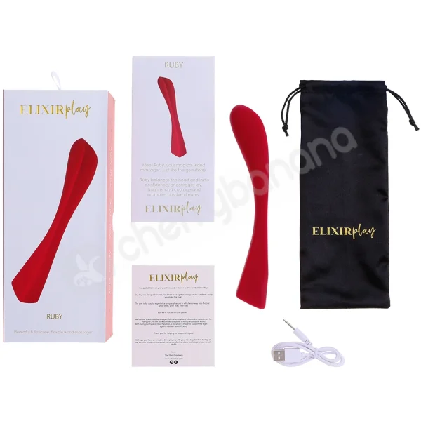 Elixir Play Ruby 10 Speed Rechargeable Massager