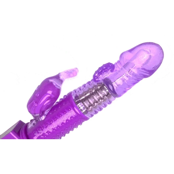 FREE 9 Inch Rotating Orgasm Rabbit in Purple - Add To Your Cart!