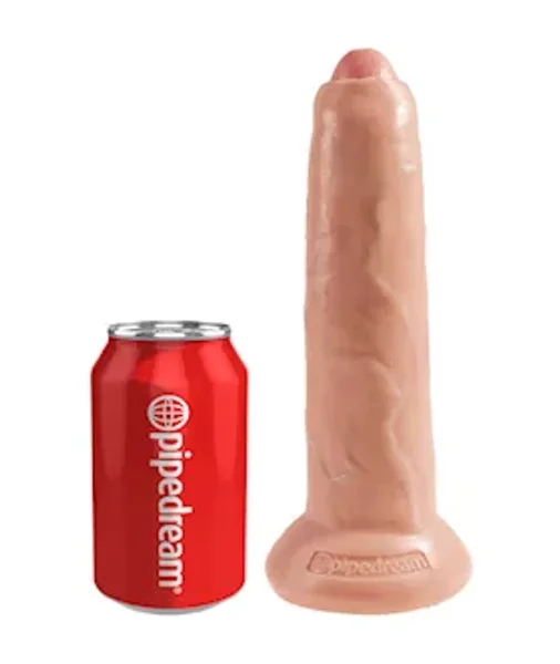 King Cock 9 Inch Uncut Suction Cup Dildo - Flesh - 9 Inch — image 10 of 12