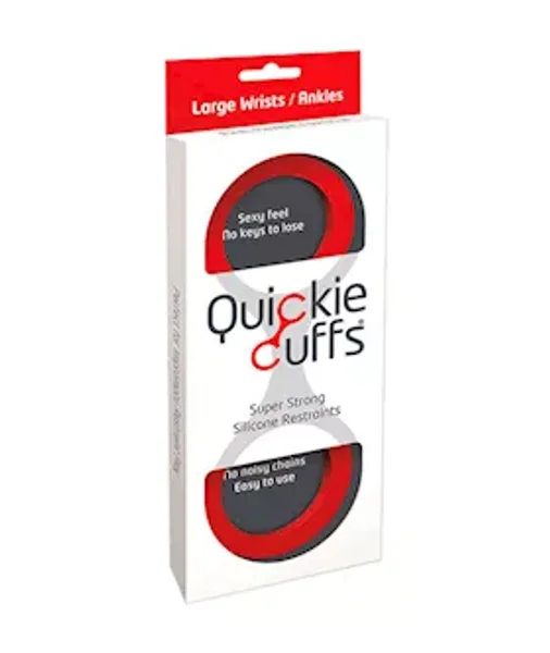 Quickie Cuffs - Red - Medium — image 6 of 8