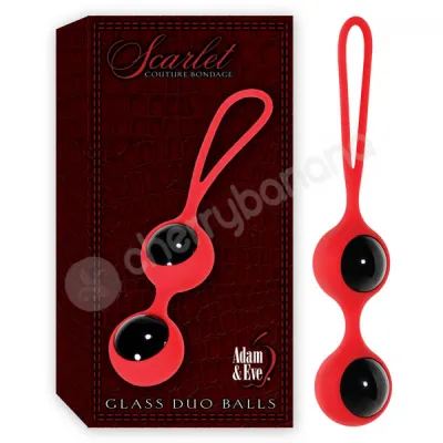 Scarlet Couture Glass Duo Balls