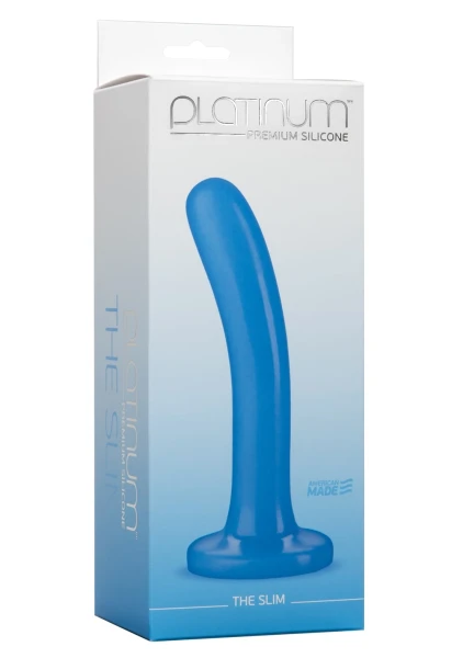Platinum 6.25 inch Silicone The Slim - Blue