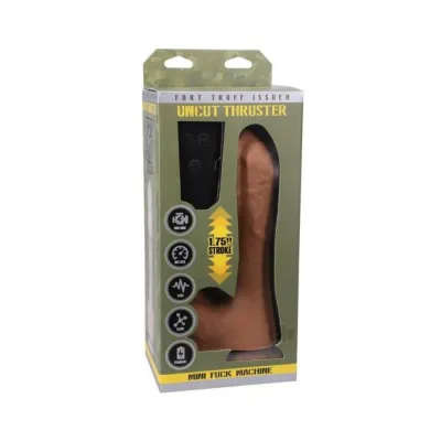 Sex Machines Fort Troff Uncut Thruster Mini Fuck Machine Rechargeable Remote controlled Silicone 8 5 In Thrustin
