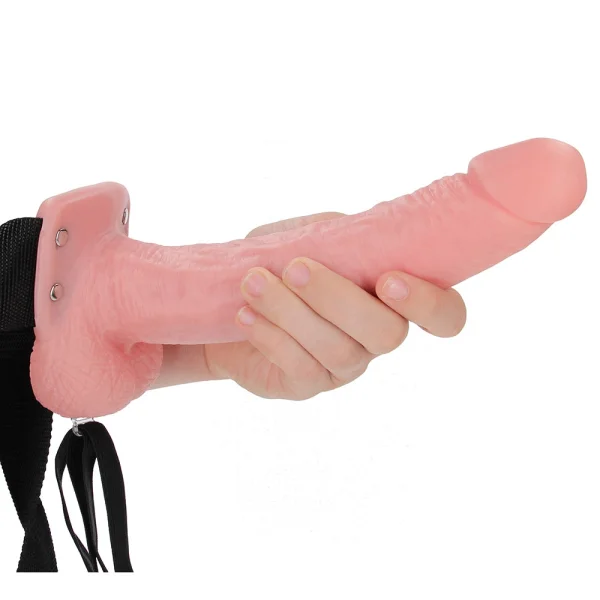 Real Rock Hollow 9 Inch Ballsy Strap-On