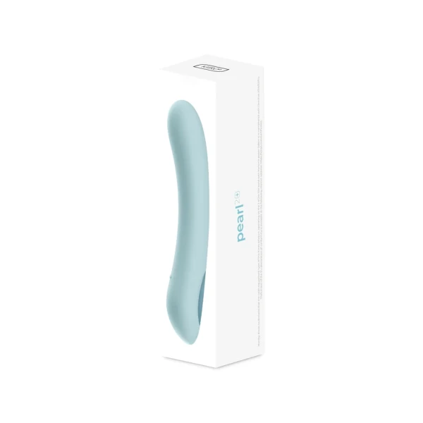KIIROO Pearl 2+ Silicone USB Rechargeable Waterproof Interactive G-Spot Vibrator - Turquoise
