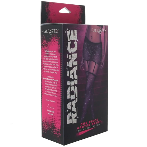 Radiance One Piece Garter Skirt with Thigh Highs