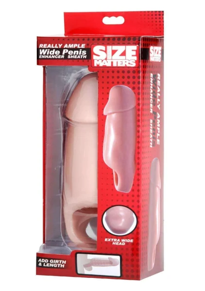 Really Ample Wide Penis Enhancer Sheath