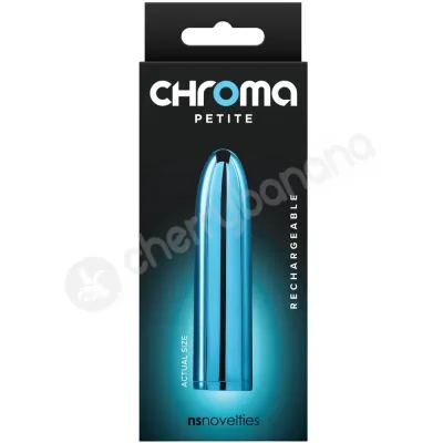 Chroma Petite Teal Powerful Rechargeable Bullet