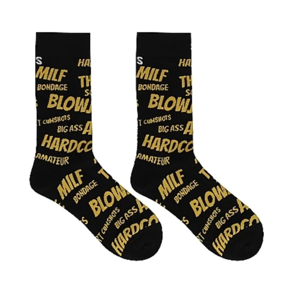 Shots Socks Sexy Words M/l