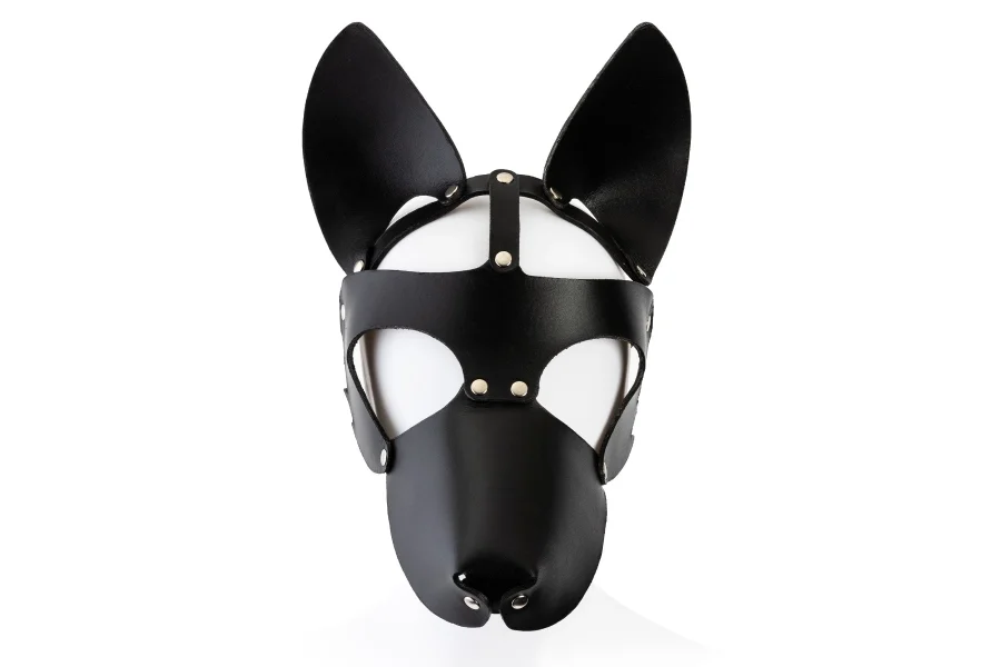 Basel Leather Puppy Play Fetish Mask by Liberator Leather