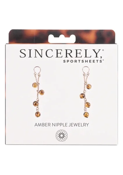Sincerely Amber Nipple Jewelry