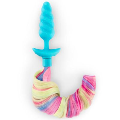 B VIBE Unicorn Vibrating Butt Plug Set