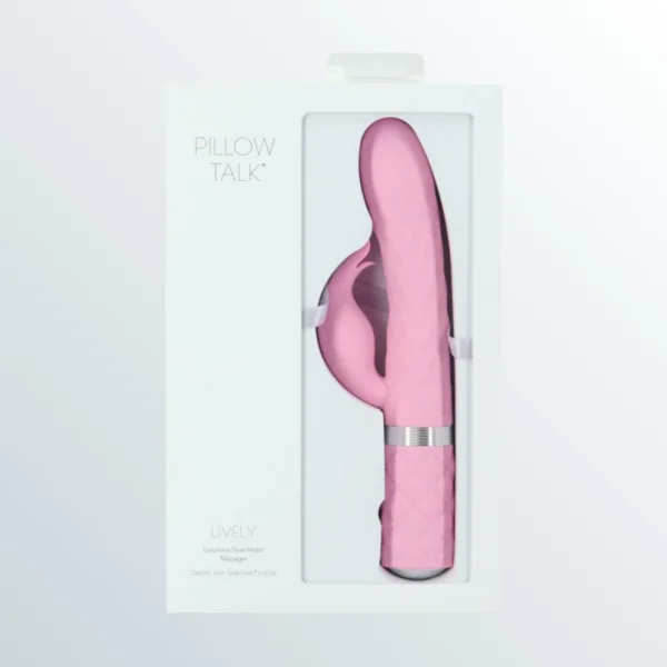 Pillow Talk Lively Dual-Motor Rabbit Vibrator - Pink