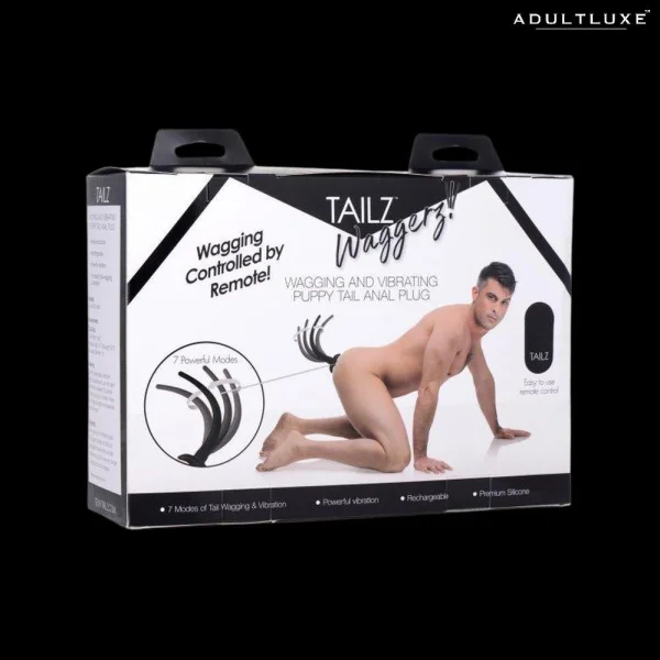 Tailz Waggerz Moving Vibrating Puppy Tail Anal Plug