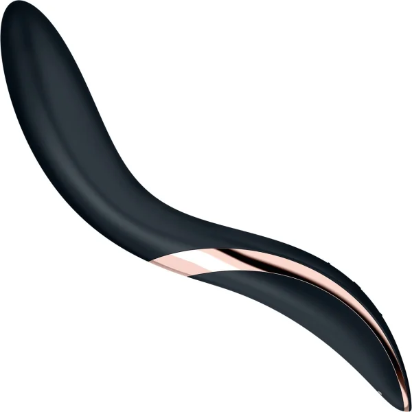 Satisfyer Rrrolling Explosion Silicone Rechargeable Waterproof 12-Function G-Spot Vibrator - Black