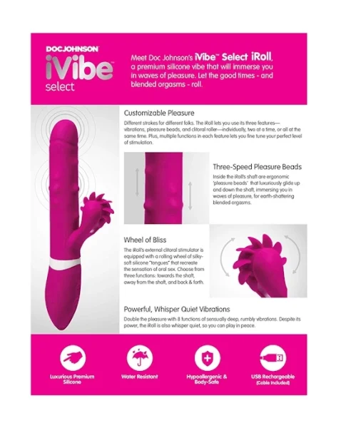 Ivibe Select - Iroll - Purple - 9.5 Inch