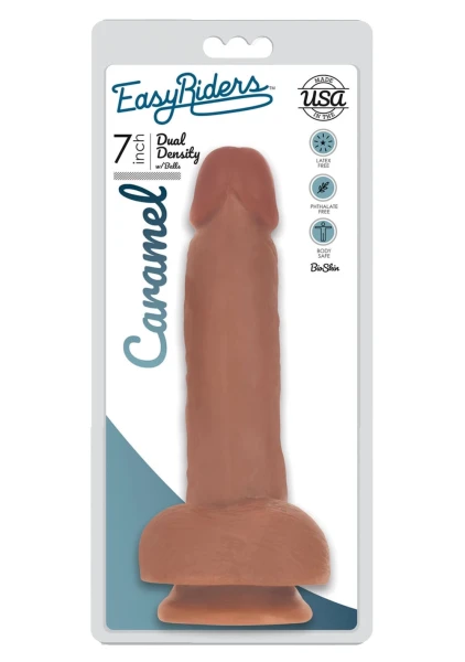Easy Riders 7"  Slim Bioskin Dong With Balls — image 4 of 4