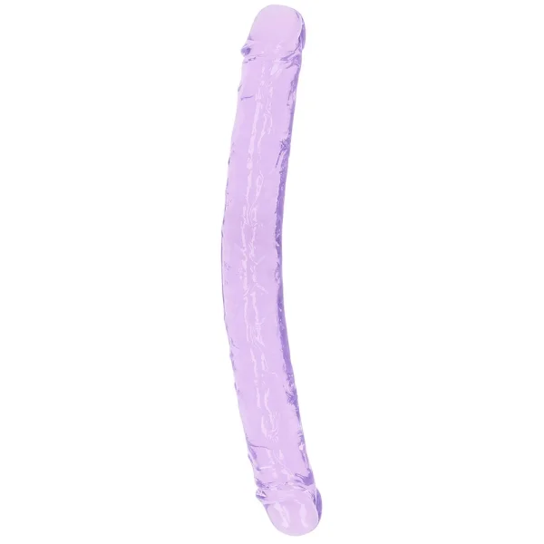 RealRock Crystal Clear Jelly 13 Inch Double Dildo