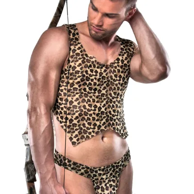 Passion Animal Print Top And Pouch S M