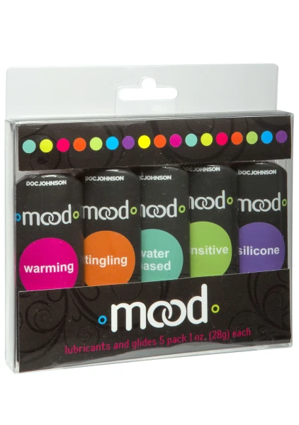 Doc Johnson Mood Lube 5 Pack (1oz each) - (PACK OF 2)