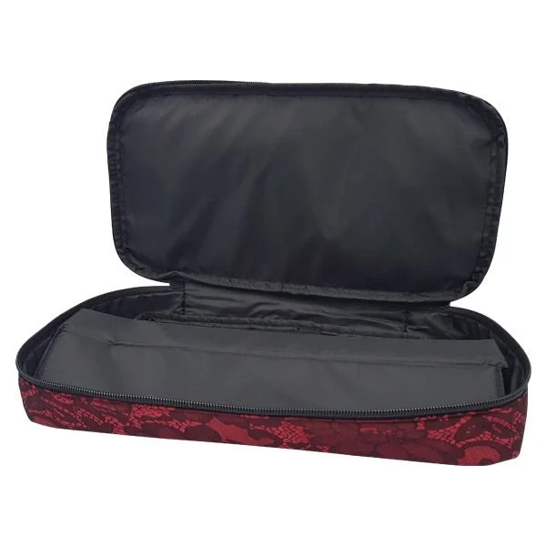 Lace Lockable Bag Red By Brigitta