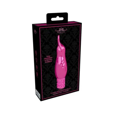 Royal Gems Sparkle Silicone Rechargeable Bullet Pink