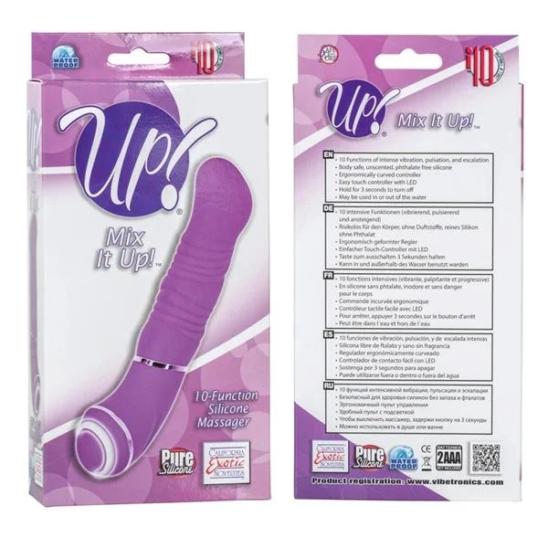 Mix It Up Silicone Massager Purple