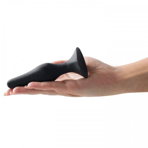 Bondara Black Silicone Butt Plug – 4.5, 5 or 6 Inch — image 5 of 6