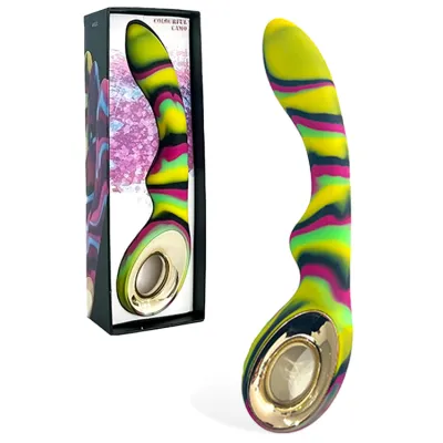 Colourful Camo Magic 7 1 G Spot Vibrator with Clitoral U Spot Stimulation