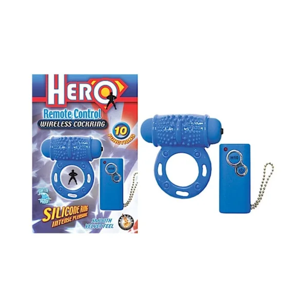 Hero Remote Wireless Cockring (blue) — image 6 of 6