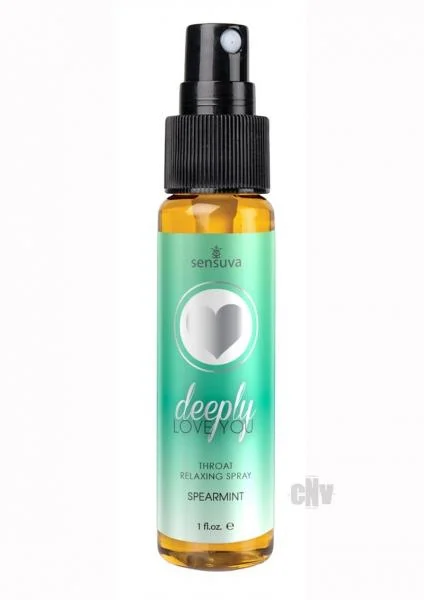 Deeply Love You Spearment Throat Relaxing Spray 1 Oz