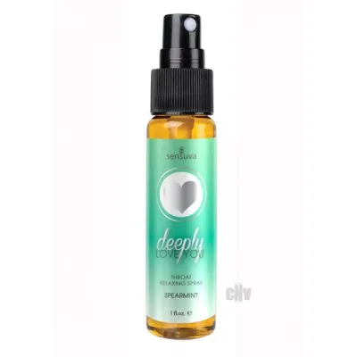Deeply Love You Spearment Throat Relaxing Spray 1 Oz