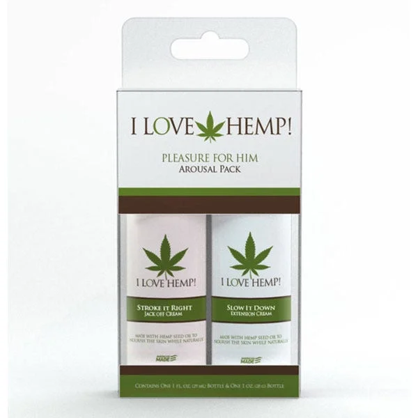 I Love Hemp Pleasure for Him Arousal Pack