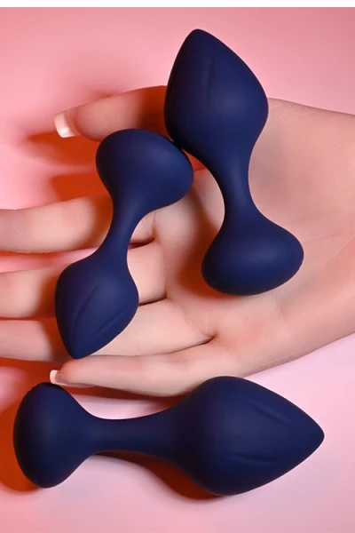 Playboy Tail Trainer 3 Piece Butt Plug Set | Anal Training Kit