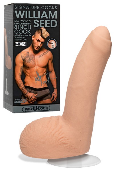 Doc Johnson William Seed 8.25" Dildo with Removable Suction Cup