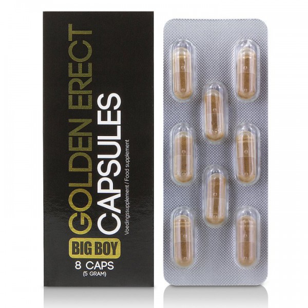 Big Boy Golden Erect Capsules - 8 Capsules