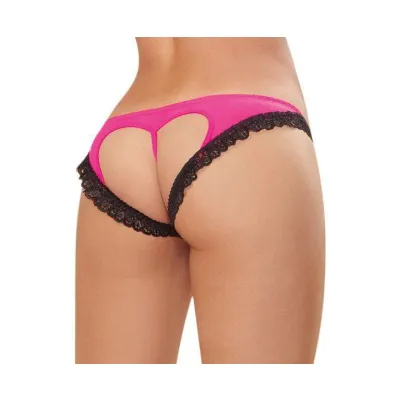 Panty X Large Hot Pink Black