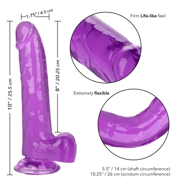 Size Queen 8"/20.25 cm - Purple