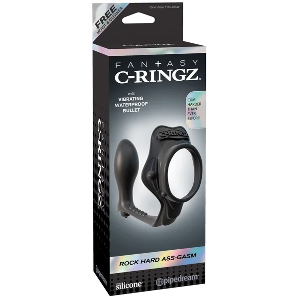 Fantasy C-ringz Rock Hard Ass-gasm - Black — image 11 of 14