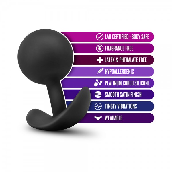 Luxe Wearable Vibra Plug Black